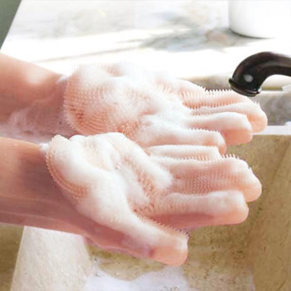 Silicone Cleaning Gloves(1 Pair)