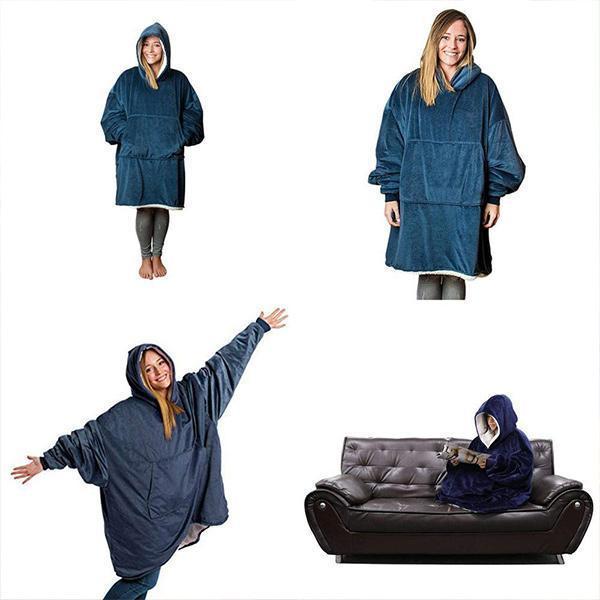 Oversized Blanket Sweatshirt For Adults & Children