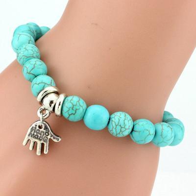 Love Turquoise Charm Bracelets