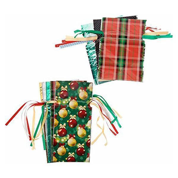 Drawstring Christmas Gift Bags(15 Sets)