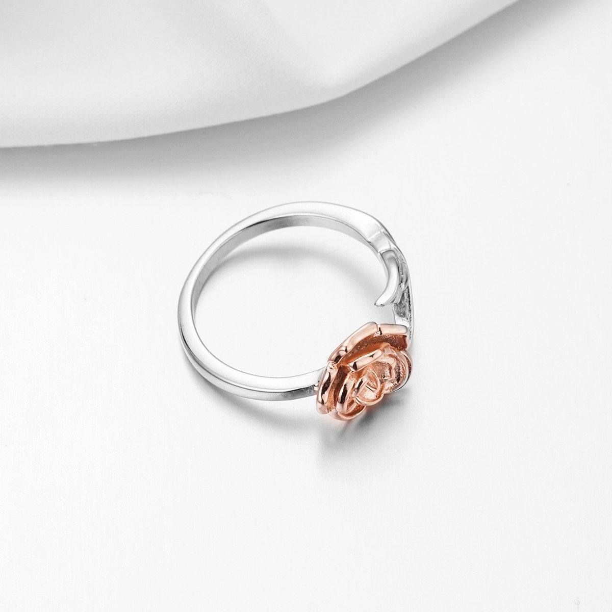 Delicate Rose Wrap Rings