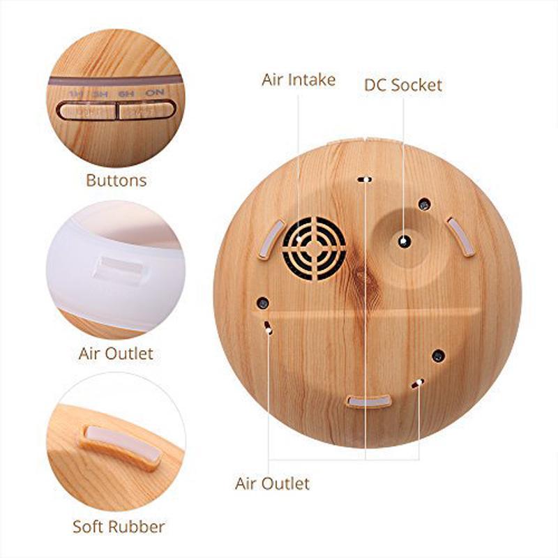 Ultrasonic Wood Grain Aromatherapy Machine