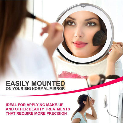 Wall-Mount Makeup Mirror