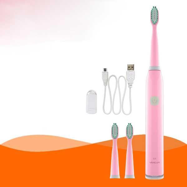 Rechargeable Automatic Acoustic Soft Wool Whitening and Waterproofing Electric Toothbrush for Adults