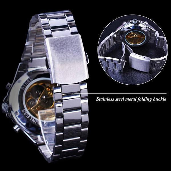 Men’s Skeleton Automatic Mechanical Watch