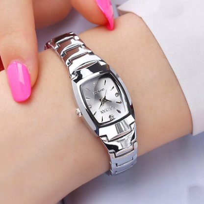 Woman Waterproof Tungsten Steel Quartz Watch