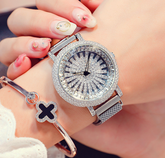 Good luck Rotate Rhinestone Watches