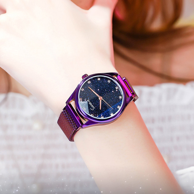 Women Magnetic Chain Starry sky watches