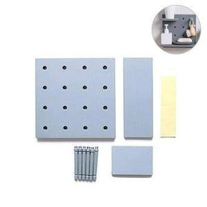 Plastic Hole Floating Wall Shelf(1 Set)