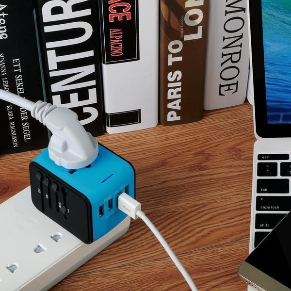 Universal USB Travel Power Adapter